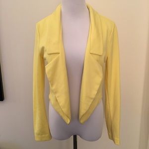 Forever 21 yellow cropped blazer